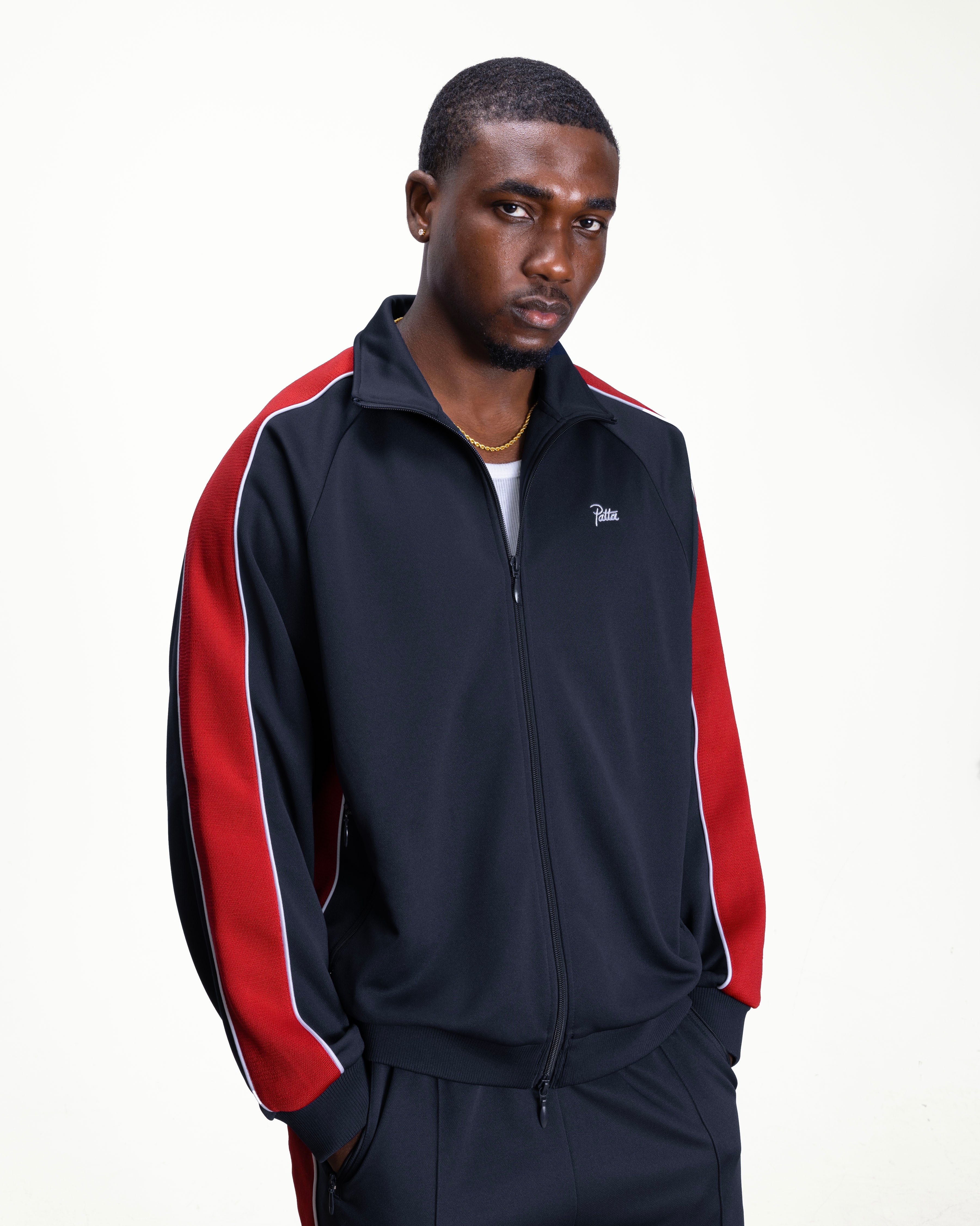 ジャケット・アウター PATTA Tricot Track Jacket Patta Tricot Track Jacket (Black Iris) – Patta US