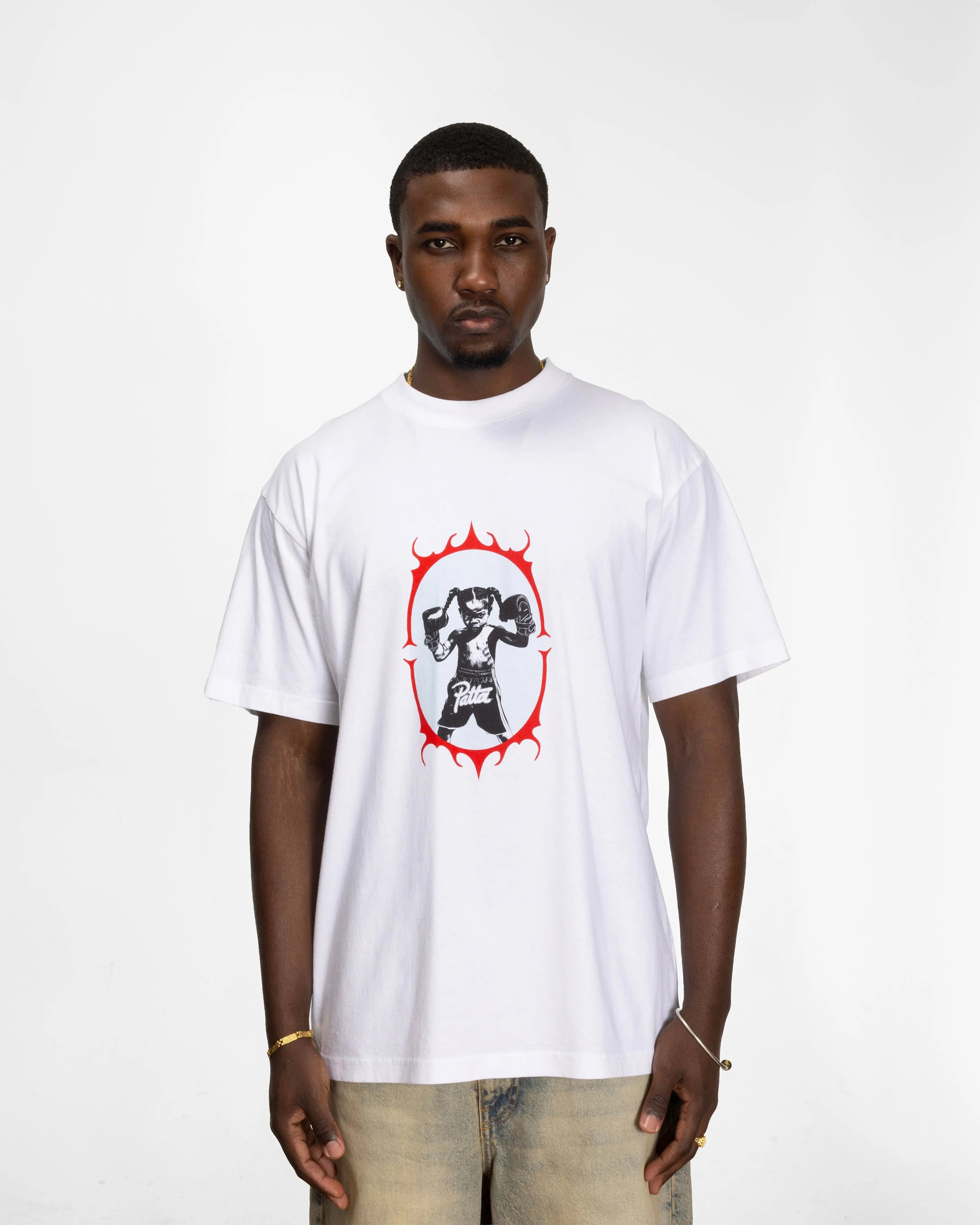 Ra:IN PATA バンドTシャツ Patta Boxing T-Shirt (White) - Patta – Patta US
