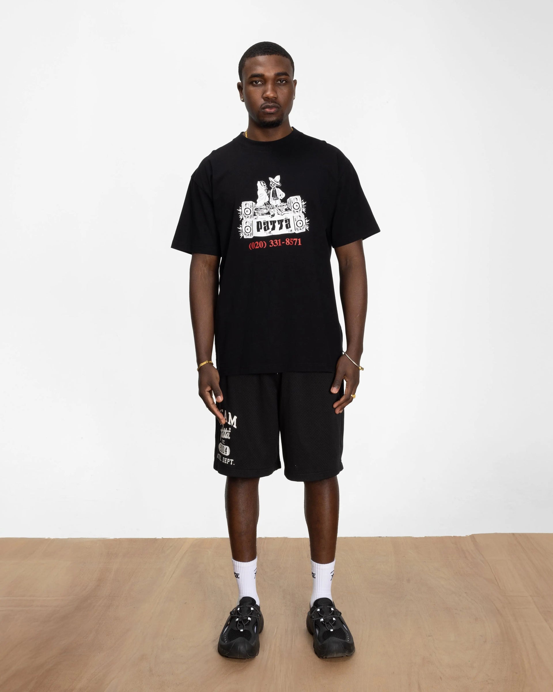 Patta DJ Skully T-Shirt (Black)
