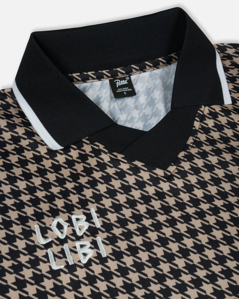 Patta Houndstooth Football Jersey (Irish Cream)