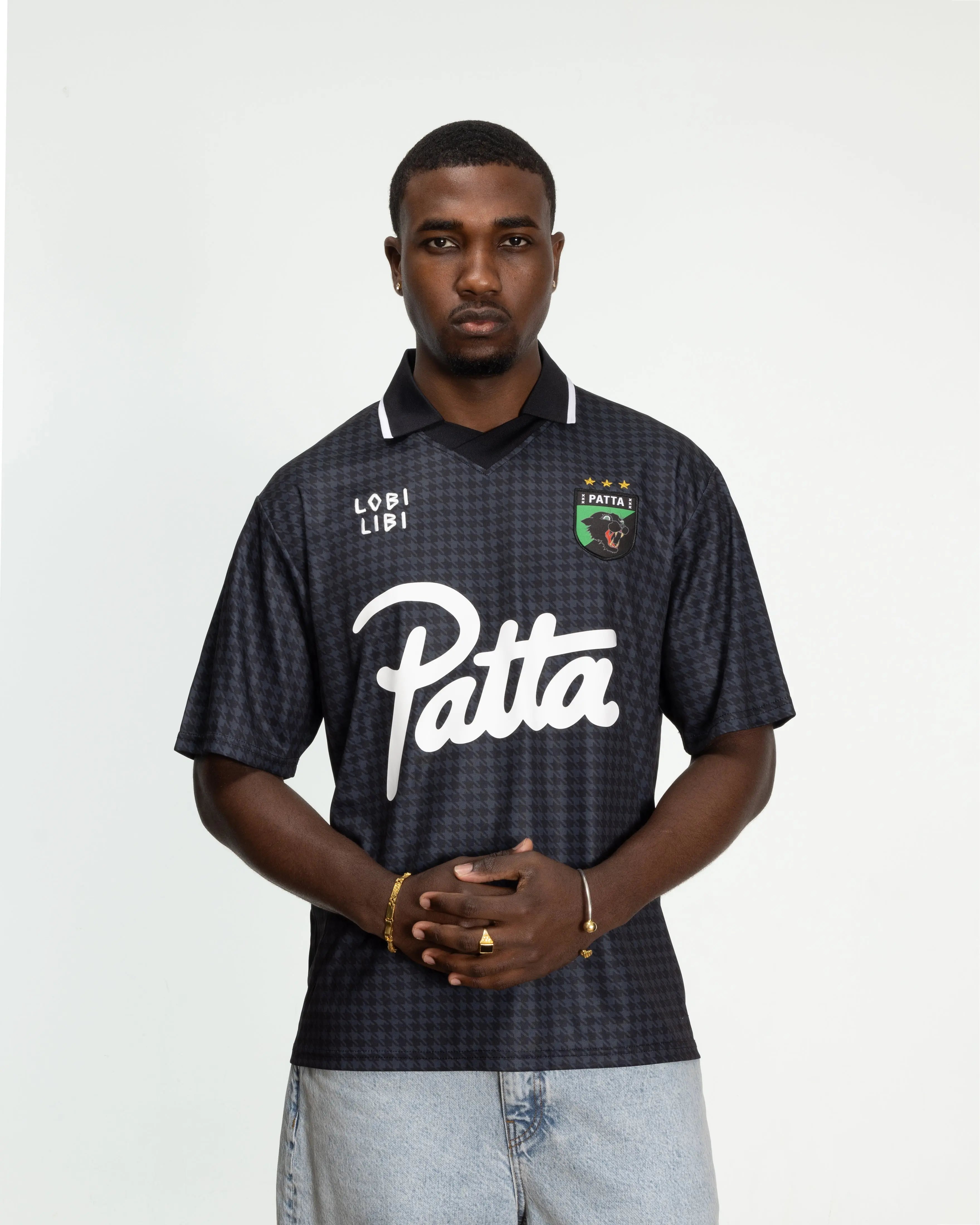Patta Houndstooth Football Jersey (Ombre Blue) - Patta – Patta US