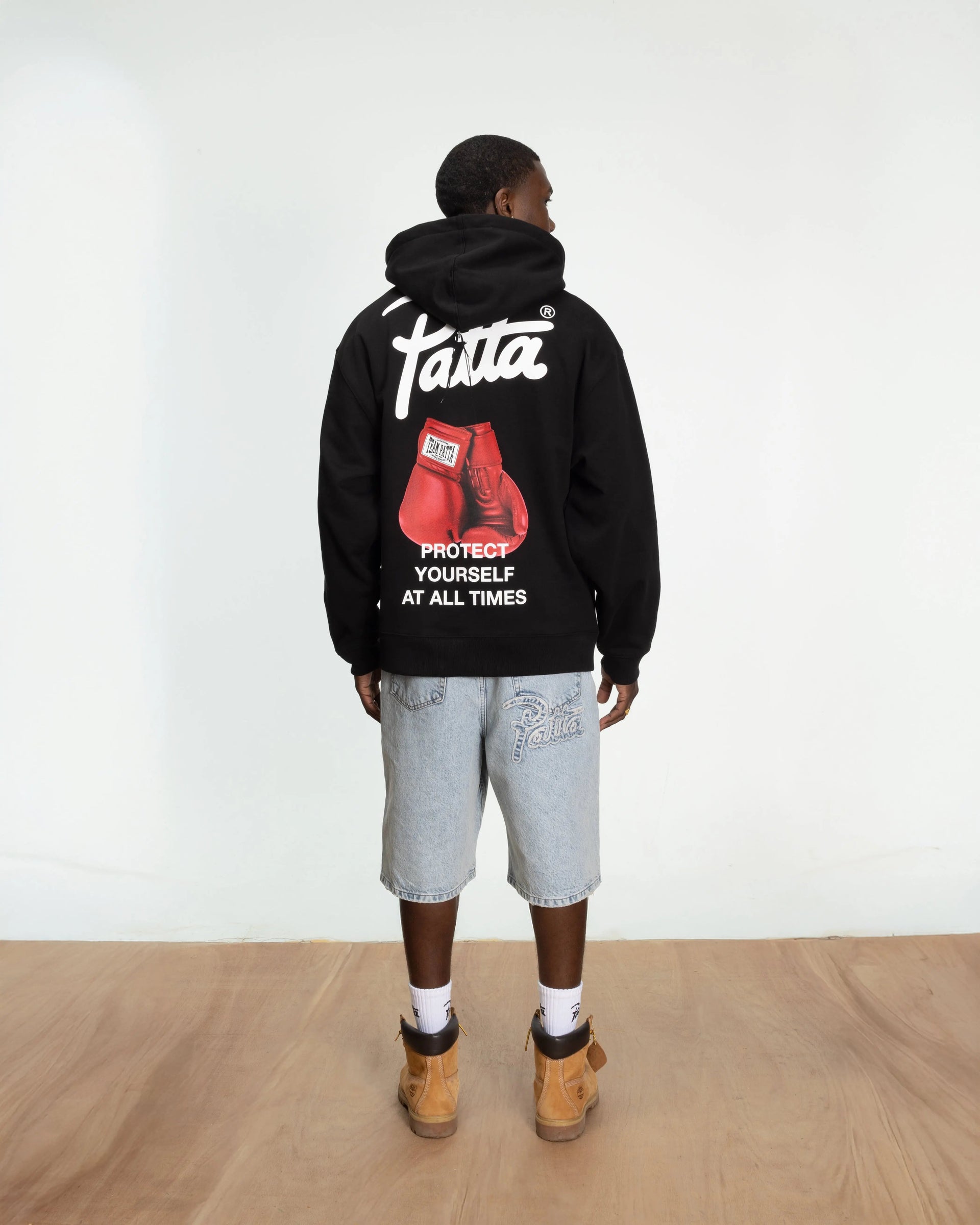Patta Protect Yourself Hooded Sweater (Black)