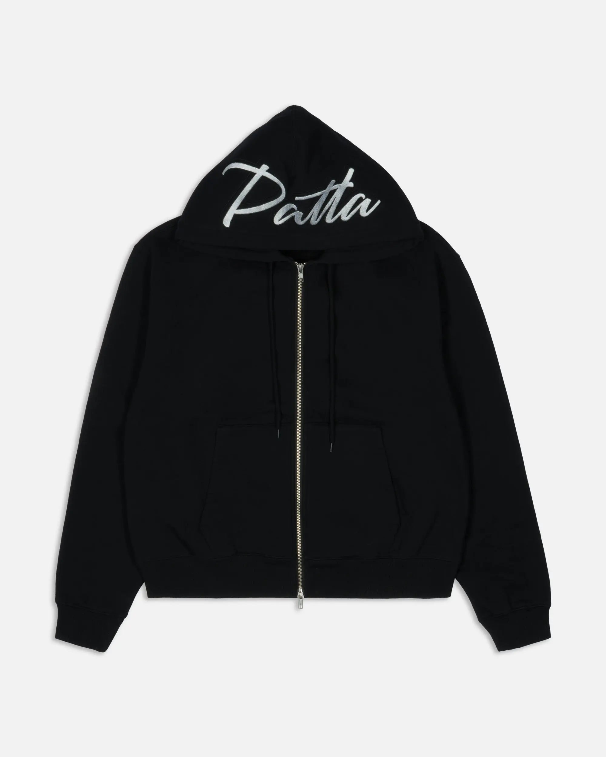 Patta Embro Classic Zip Up Hooded Sweater (Black) - Patta – Patta US