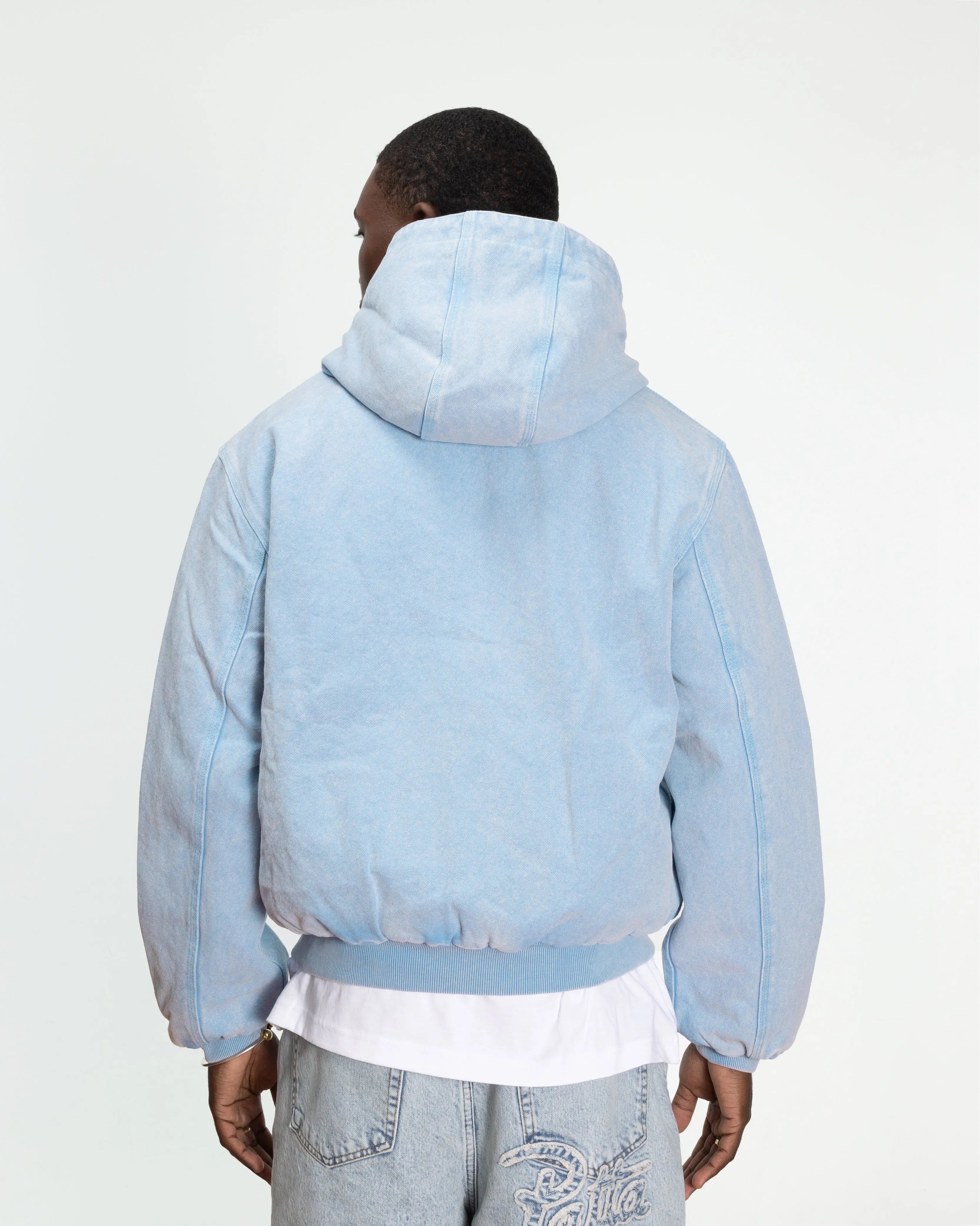 Patta Peace Canvas Hooded Jacket (Light Blue Denim) - Patta – Patta US