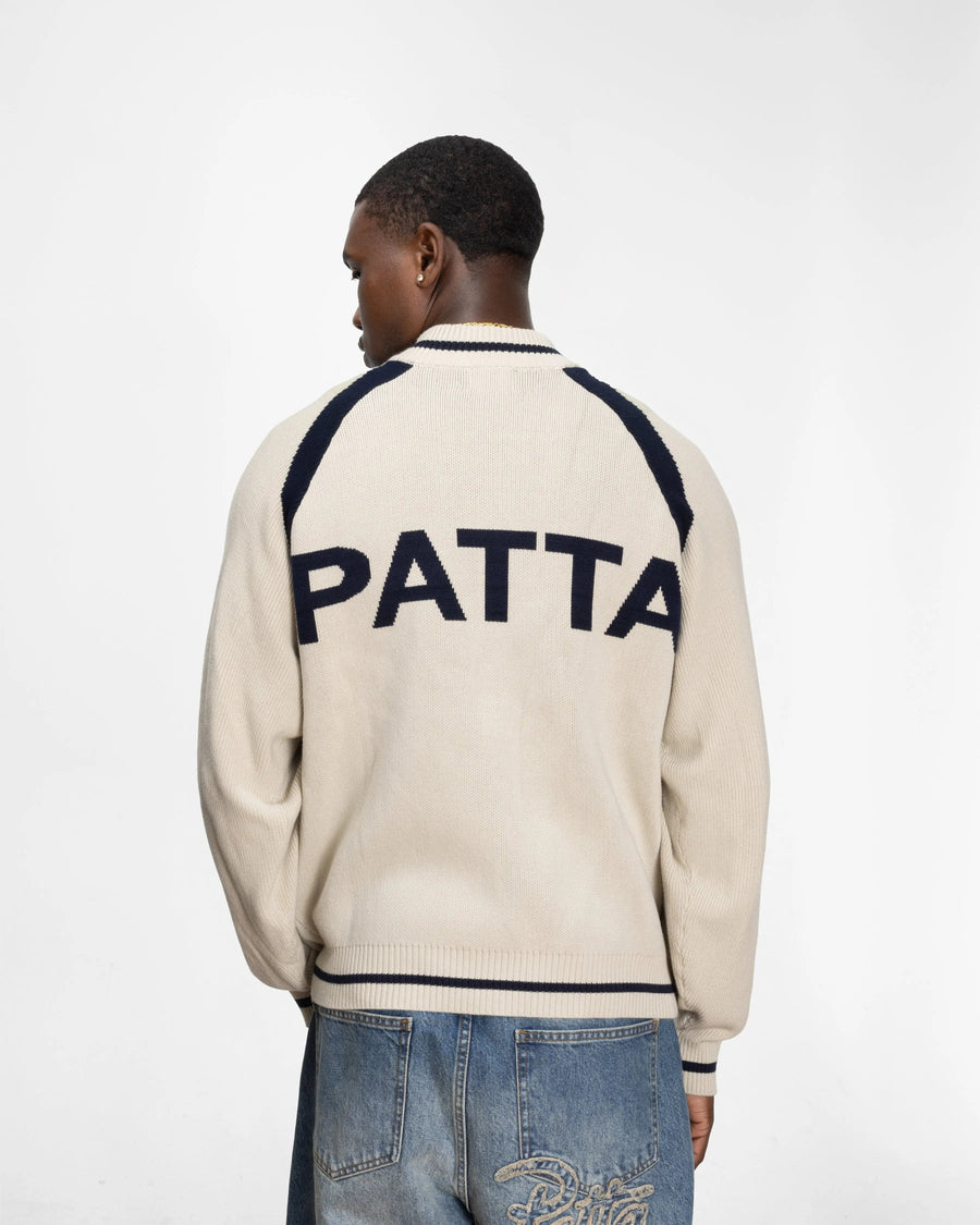 Patta Track Top Cardigan (Vaporous Grey)
