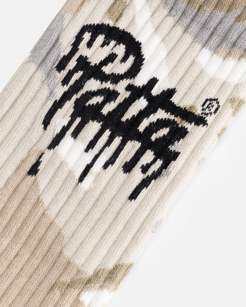 Patta Ghost Spray Camo Socks 1-Pack (Pussywillow Grey)