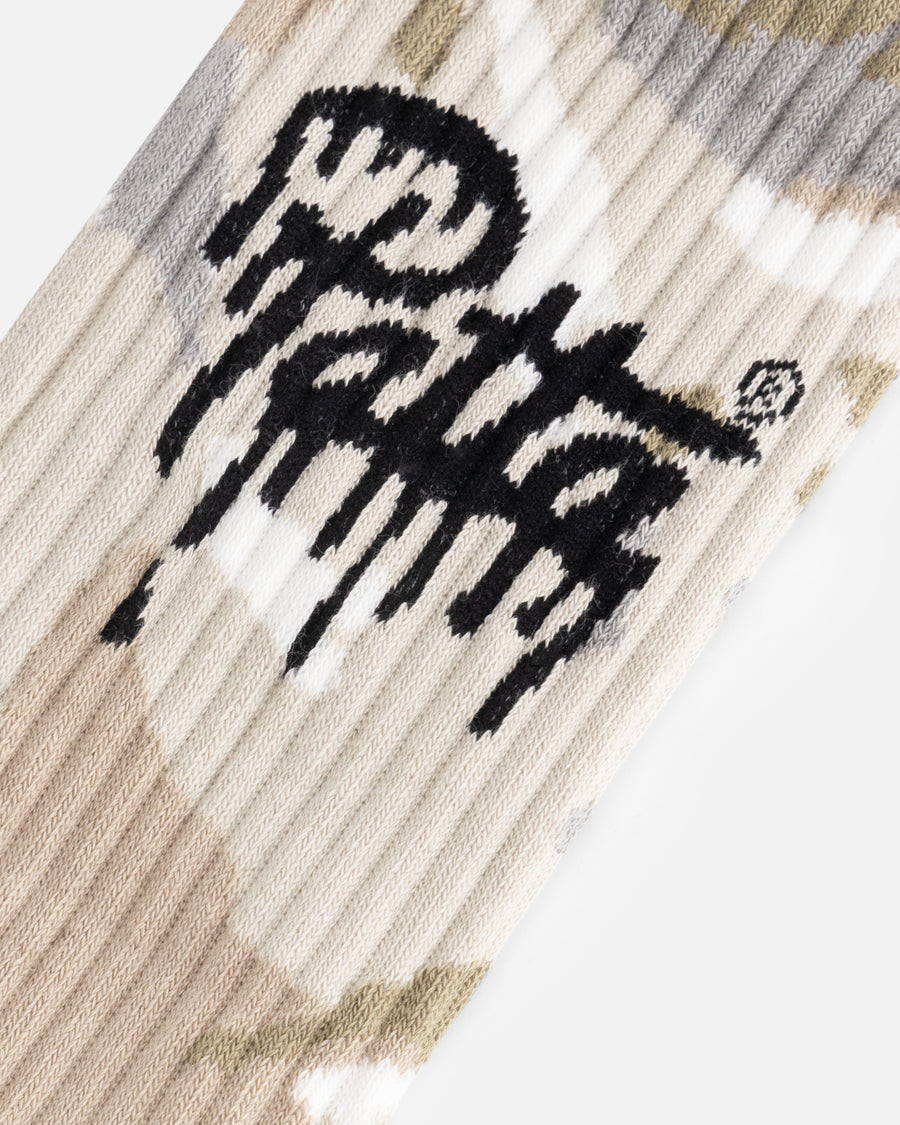 Patta Ghost Spray Camo Socks 1-Pack (Pussywillow Grey)