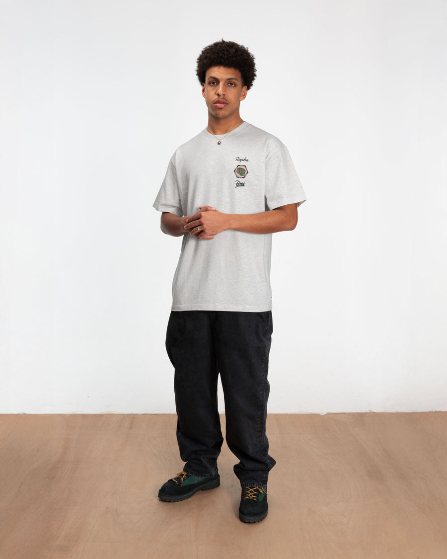 Patta Cycling Team x Rapha T-Shirt (Light Melange Grey)