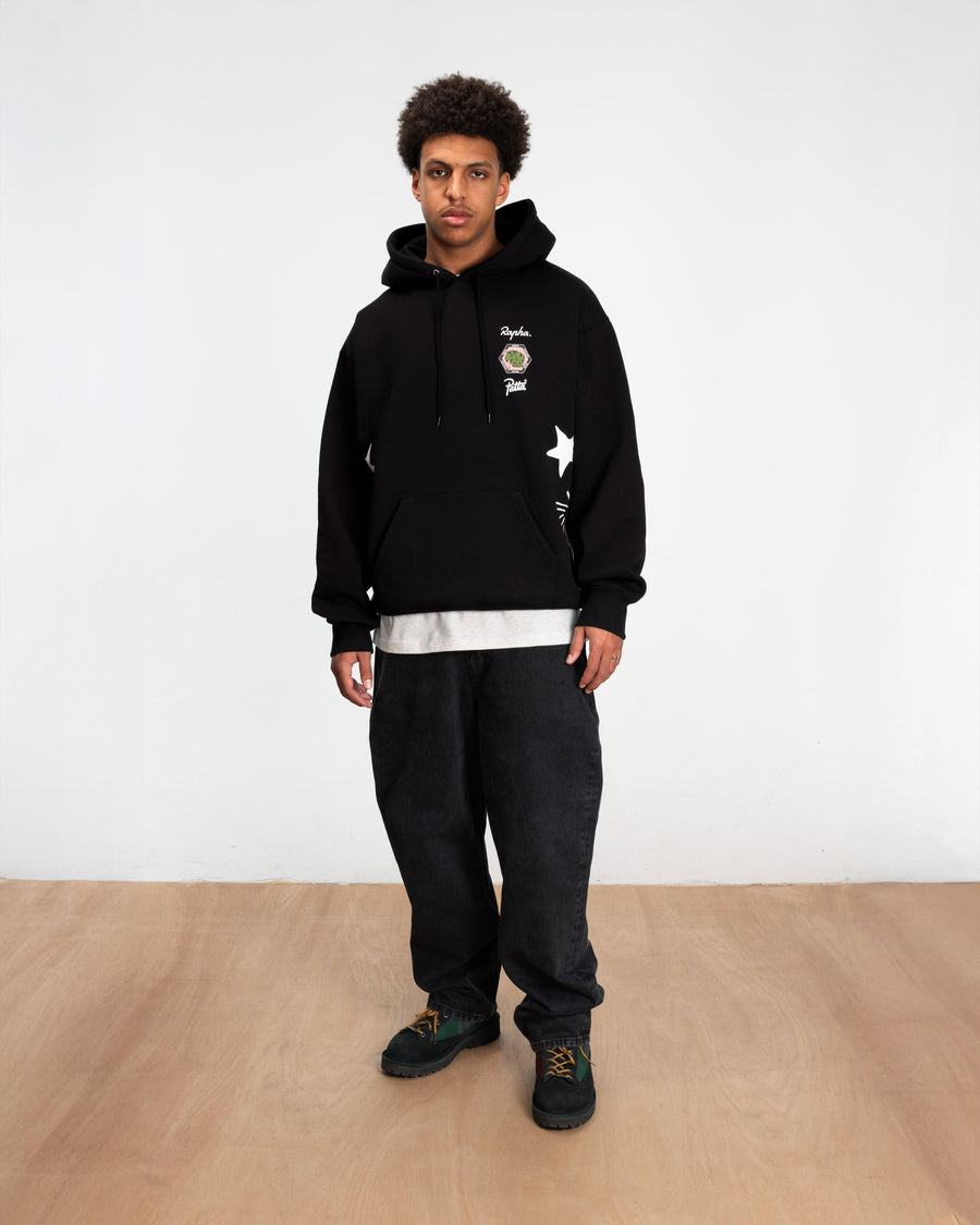 Patta Cycling Team x Rapha Hooded Sweater (Black)