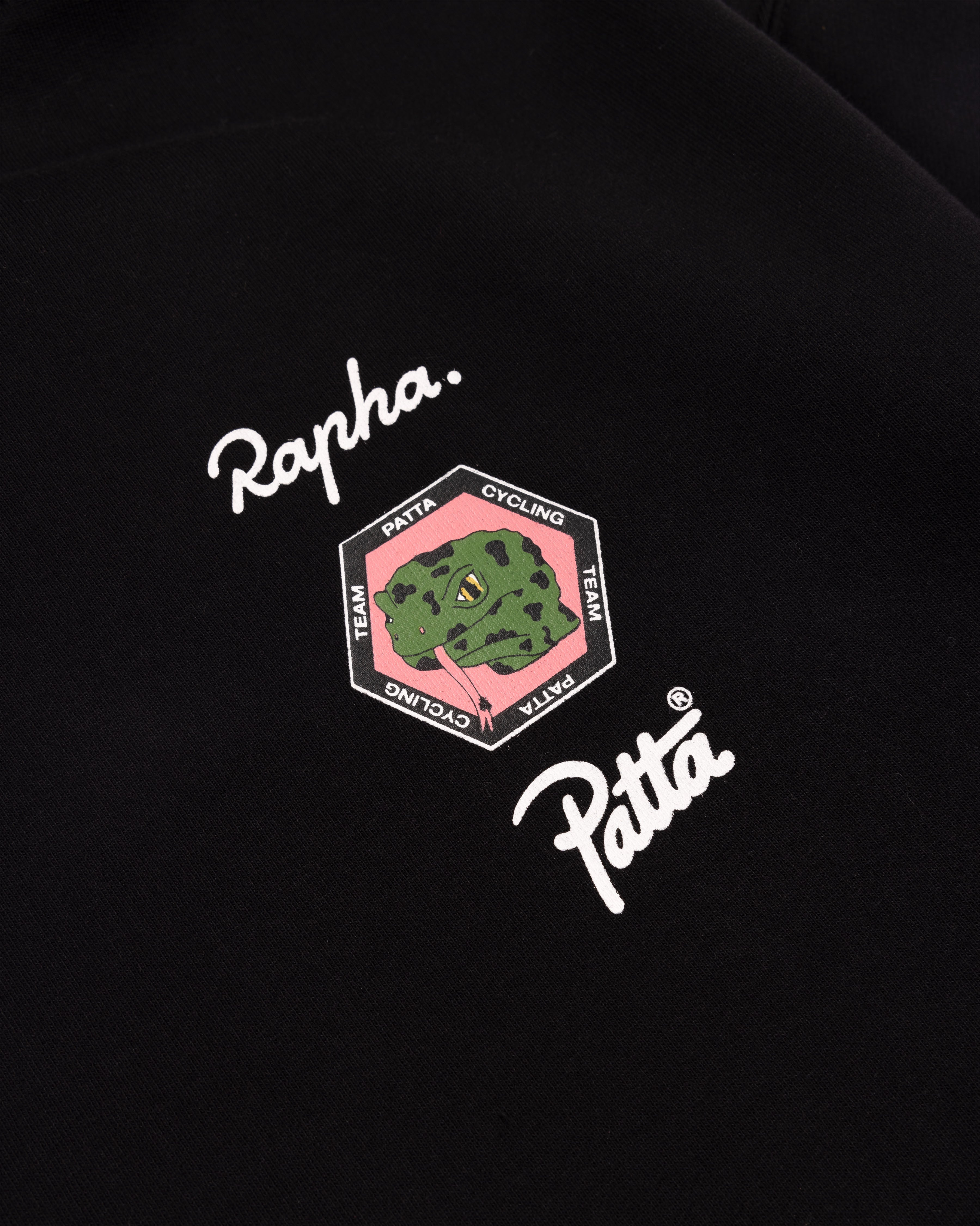 Patta Cycling Team x Rapha Hooded Sweater (Black) – Patta US