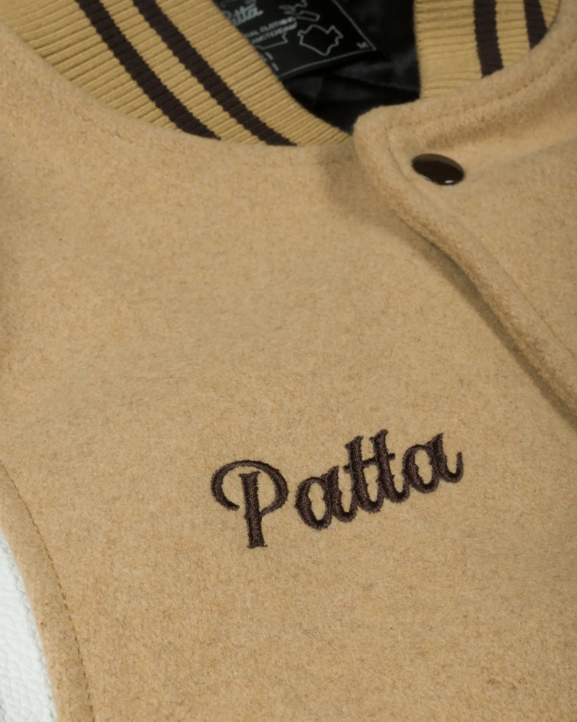 Patta Athletic P Houndstooth Varsity Jacket (Starfish) - Patta