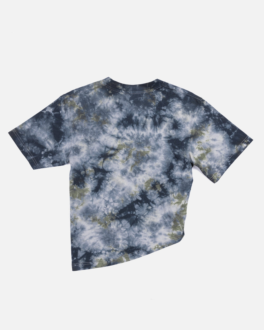 Patta Femme Tie Dye Cropped Ruched T-Shirt