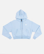 Patta Femme Basic Crop Zip Up Hooded Sweater