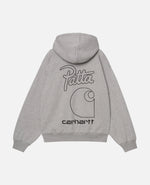 Patta x Carhartt Hooded Sweatshirt (Grey Heather) Patta x Carhartt